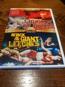 A Bucket of Blood / Attack of the Giant Leeches Double Feature DVD - Picture 1 of 4