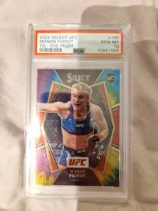 Manon Fiorot Tie Dye Prizm /25 PSA 10 UFC Panini 2022 Select Rookie RC - Bild 1 von 2