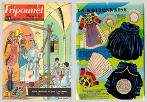 FRIPOUNET 1963 N° 5 31/01/1963 costume poupée LA BOULONNAISE - Picture 1 of 1