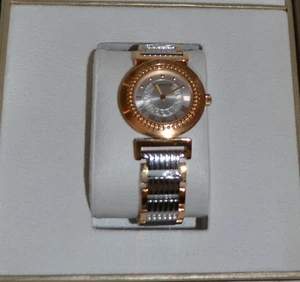 VERSACE P5Q80D499S089 WOMEN'S VANITY TWO TONE STAINLESS STEEL WATCH NEW WITH TAG - Picture 1 of 8