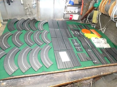 100 pc+ Lot Vintage Aurora Model Motoring Slot Car Track Accessories Daredevil - Image 1 of 4