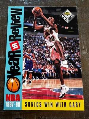 1998 Upper Deck Year in Review NBA Card #188 Gary Payton (H1) - Image 1 of 2