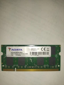 ADATA AD2S800B2G6 2Gb 800Mhz PC2-6400 DDR2 SODIMM 200 pin - Picture 1 of 2