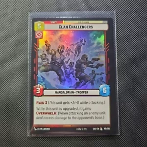 Clan Challengers #169 Foil Star Wars Unlimited Shadows Of The Galaxy SHD - Bild 1 von 10