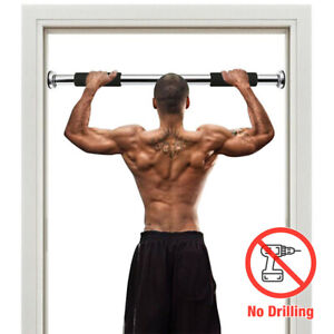 Pull up Chin Up Bar Doorway Upper Body Abs Gym Fitness Training Strength Boxed