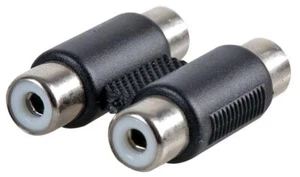 Phono / Rca Coupleur, 2X Skt À Skt, Convertir De Prise Femelle Pour Pro Signal - Photo 1/1
