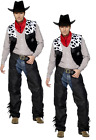 Schwarz Wild West Cowboy Rodeo Gesetzloser Clint Eastwood Outfit Neu M L