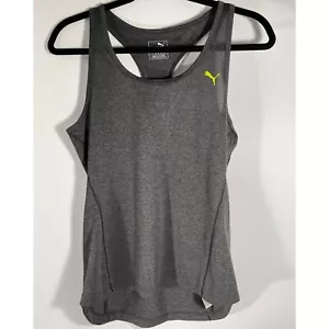Puma Racerback Dry/Cool Tank Top Gray Size Small - Picture 1 of 7