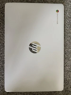 Portátil HP Chromebook 14 pulgadas con pantalla táctil HD, 4 GB de RAM, 32 GB eMMC, cromado Foto 1 de 4