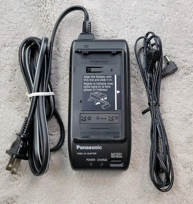 Cargador de batería para videocámara Panasonic PV-A17 para videocámara VHS-C genuina OEM Foto 1 de 4