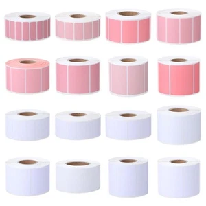 Sticker Direct Thermal Label Self-Adhesive Round Circle Thermal Sticker Label - Picture 1 of 25