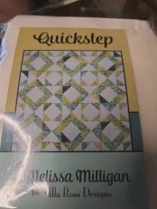 Villa Rosa Design Quilt Kit Free Sprit Moda 54x54 - Picture 1 of 3