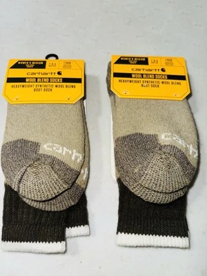 Carhartt 羊毛混纺靴袜女式 7-9.5 码厚远足户外套装 2 件 — 第 1/2 张图片