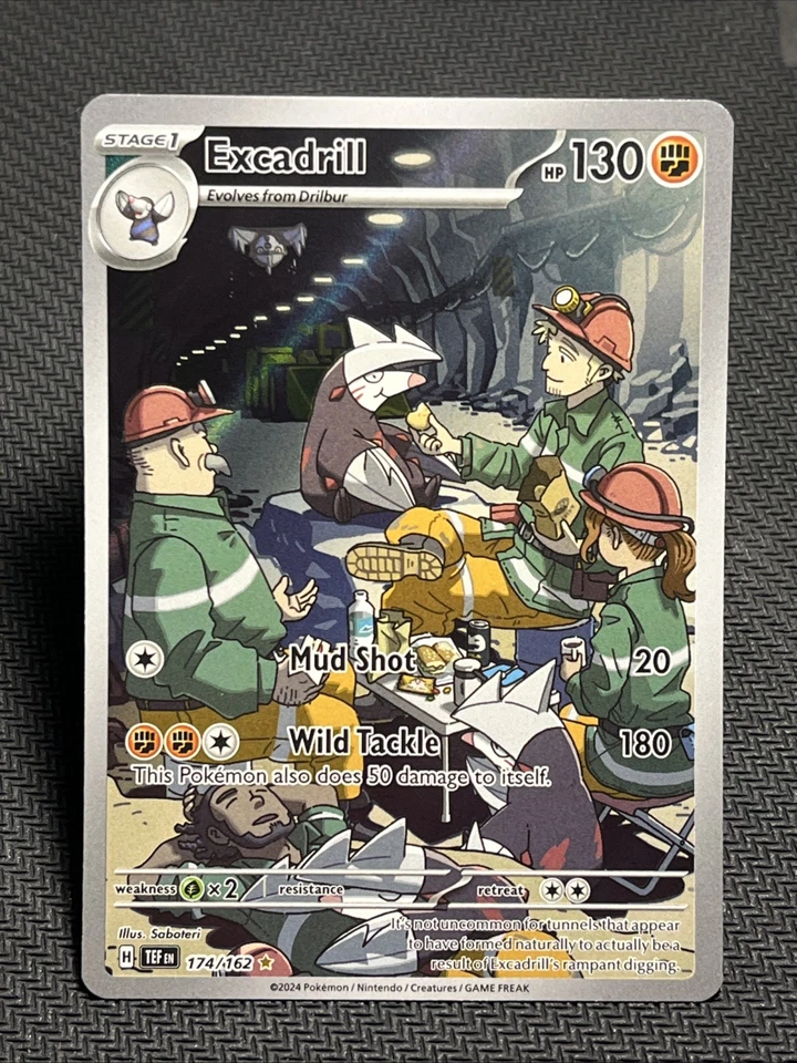 Excadrill 174/162 SV05: Temporal Forces Holo Pokemon card - Image 1 of 2
