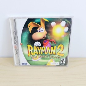 Rayman 2 The Great Escape Sega Dreamcast CIB Complete w/ Reg Card Orig Receipt