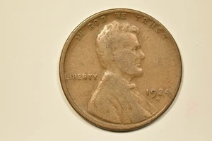 1924-D 1C Lincoln Wheat Cent Good or better S18124 - Picture 1 of 2