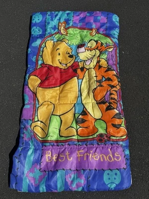 Vintage Disney Winnie the Pooh. the 90s Child Sleeping bags Size (30x57) Camping - Image 1 of 2