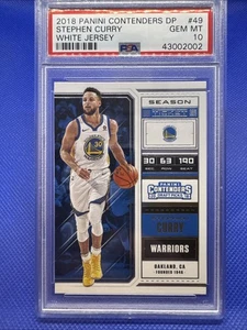 STEPHEN CURRY 2018 PANINI CONTENDERS DRAFT PICKS-WHITE JERSEY # 49 PSA 10 GEM MT - Picture 1 of 2