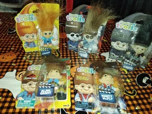 5er Set Good Luck Trolle CHUCKY MARTY ALAN MICHAEL FRANKENSTEIN Ikone Troll Puppe - Bild 1 von 8