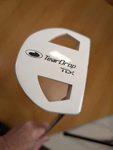 TearDrop Golf Bianco TDX Mallet Putter TD-22 Albero in Acciaio RH 35" Goccia a Strappo - Usato in ottime condizioni - Foto 1 di 9