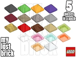 LEGO - Part 22388 - Slopes 1x1x(2/3) Quadruple Convex (Pack of 5) + NEW - Picture 1 of 20