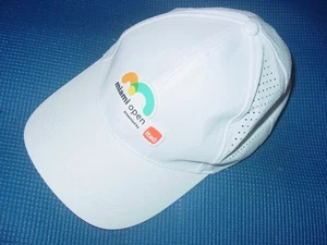 CAPPELLO BASEBALL MIAMI OPEN ITAU BIANCO MEMBRO TORNEO TENNIS SPONSOR SPORT - Foto 1 di 6