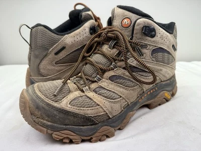 MERRELL  Moab 3 Mid Boots MENS 10 44 Brown Hiking Working Shoes J036549Z - Image 1 of 4