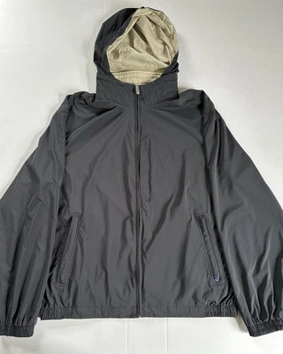 Chaqueta cortavientos ligera reversible deportiva Zegna para hombre talla GRANDE (usada Foto 1 de 4