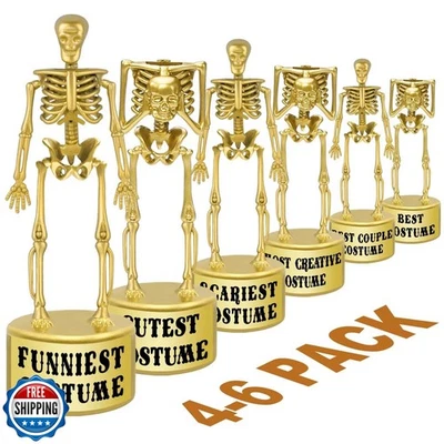 ВОСТОЧНАЯ ВИШНЯ Товары для Хэллоуина - Золотой Лучший Костюм Скелет Трофей - Изображение 1 из 4
