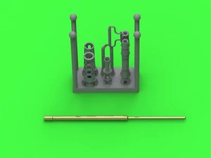 GM-35-061 MASTER 1:35 Browning M2HB .50 cal (12,7 mm) - mitrailleuse BARREL - Photo 1 sur 5