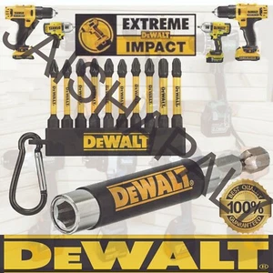 DeWalt 10 X Impact Driver Bit Set + Magnetic Bit Holder BOSCH HITACHI AEG Impact - Picture 1 of 1