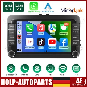 Für VW Touran Golf 5 6 Polo EOS Android 12 Autoradio Carplay GPS Navi RDS Kamera - Bild 1 von 13