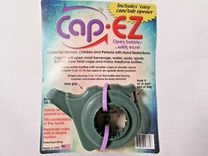 CAP-EZ OFF BOTTLE OPENER ASSISTANT ARTHRITIS HANDS HELPER WATER MEDICINE SODA - Picture 1 of 3