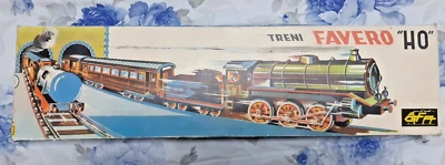 TRENO MERCI FAVERO 581 LIMENA PADOVA A BATTERIA IN SCATOLA ANNO 1958 - Immagine 1 di 4