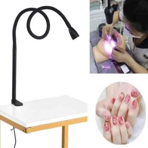 Abrazadera de mesa de escritorio de curado UV LED lámpara esmalte de uñas luz de pestañas con interruptor de pie - Imagen 1 de 8