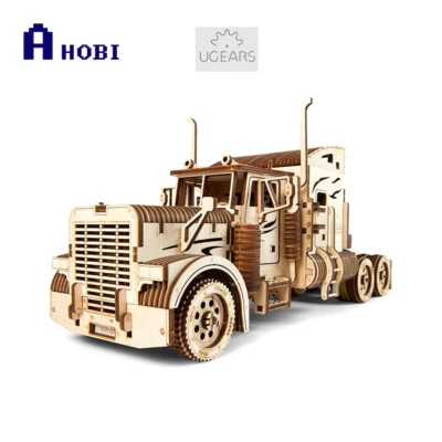 Ukraine Made UGears Wooden Heavy Boy Truck VM-03 Mechanical Vehicle Model Kit - image 1 of 2
