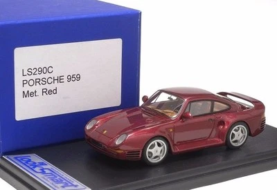 Porsche 959 MET. RED LookSmart Model 1/43 #LS290C - Image 1 of 4
