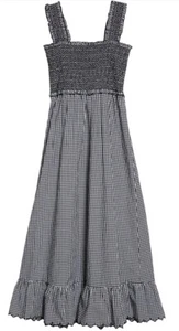 Abito donna Rails taglia L Rumi nero mini gingham - Foto 1 di 6