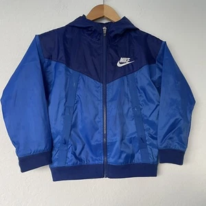 Nike Sportswear Jacket CU9291-480 Deep Royal Blue/Game Royal-White Boys XS - Picture 1 of 7