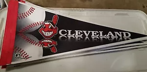 Cleveland Indians pennant MLB rare style NEW RARE!!! vintage Chief Wahoo - Picture 1 of 1