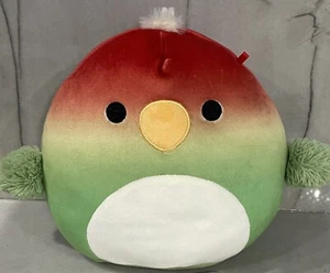 Squishmallow KellyToy “Elliene” Sun Conure Parrot Bird Plush Animal NWOT 8” Toy - Picture 1 of 5