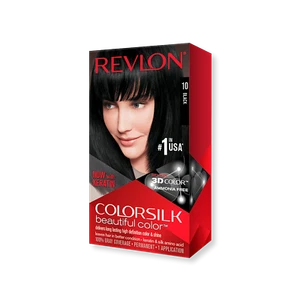 Revlon Colorsilk Permanent Hair Color w/ Keratin Ammonia-Free 10 Black 6 Pack - Picture 1 of 8