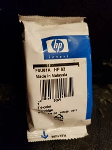 Original Ink Cartridge HP 63 Tri-Color FSU61A - Picture 1 of 1