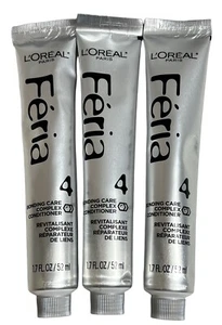 Lote de 3 acondicionadores después del color complejo de cuidado adhesivo Loreal Feria - 1,7 oz Ea - Imagen 1 de 7