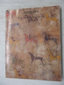 1984 SOTHEBY'S FINE AMERICAN INDIAN ART CATALOG NEW YORK VINTAGE OCTOBER 25-26 - Picture 1 of 4