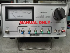 Leader LHM-950 CB HARMONIC METER Manuale dell'acquirente / Manuale di servizio - Foto 1 di 1