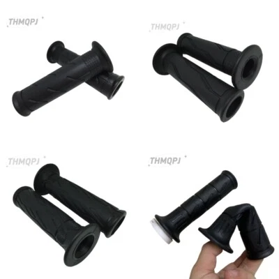 7/8 英寸橡胶手柄油门管握把适用于 YAMAHA HONDA 川崎铃木 — 第 1/4 张图片