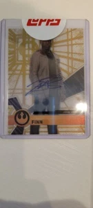 2017 Topps Star Wars High Tek Finn Autograph Form 1 gold foil 19/50 - Picture 1 of 2