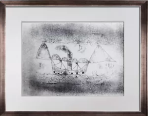 Paul KLEE Lithographie LTD Edition ""Lugano"" mit Archivrahmen - Bild 1 von 7
