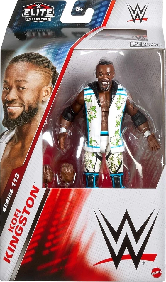 Mattel KOFI KINGSTON WWE Elite Series 113 Wrestling 6 in. Figure Day